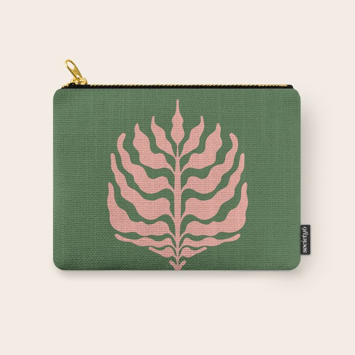 Cosmos: Matisse Leaf | Color Series I Carry All Pouch Gallery Image 1