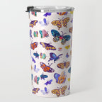 Butterflies Day - bright Travel Mug Gallery Image 3