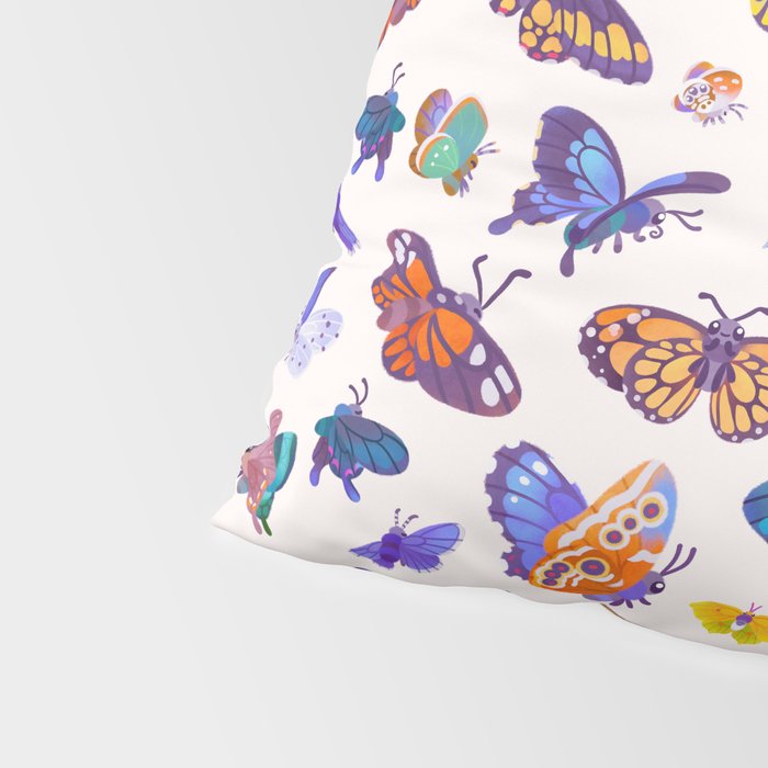 Butterflies Day - bright Pillow Sham Gallery Image 4