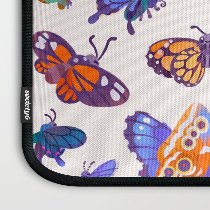 Butterflies Day - bright Laptop Sleeve Gallery Image 3