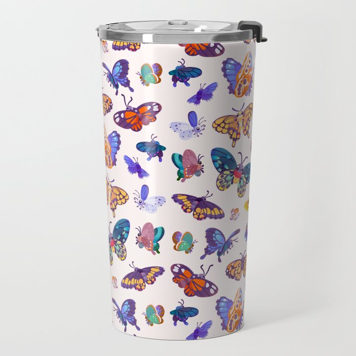 Butterflies Day - bright Travel Mug Gallery Image 2