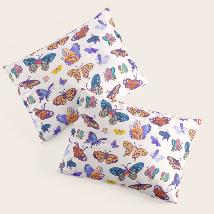 Butterflies Day - bright Pillow Sham Gallery Image 3