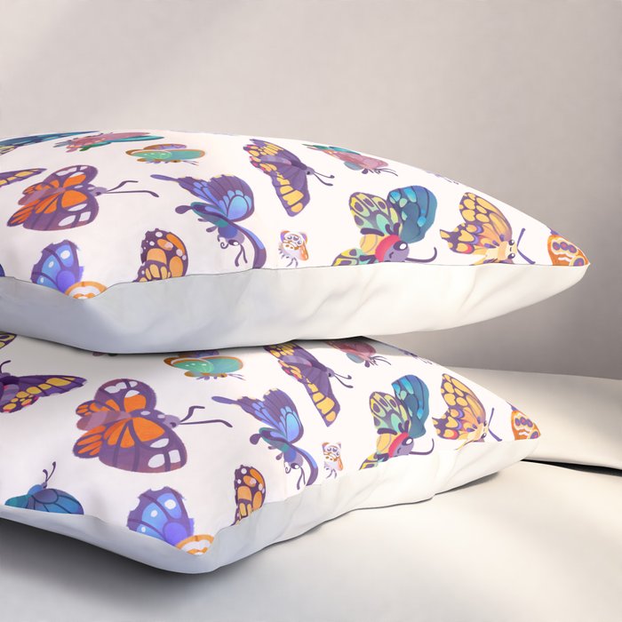 Butterflies Day - bright Pillow Sham Gallery Image 3