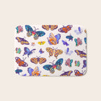 Butterflies Day - bright Bath Mat Gallery Image 1