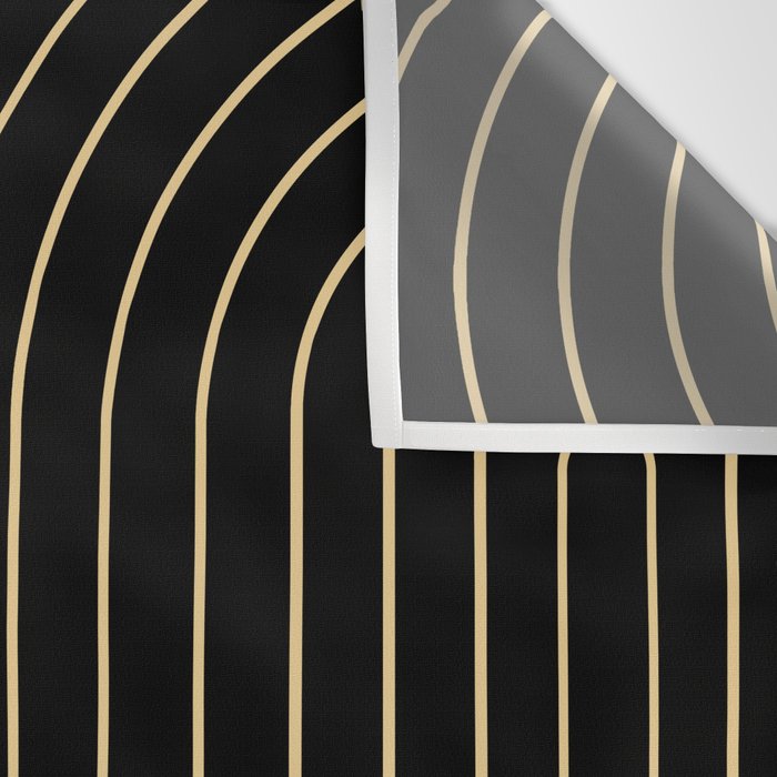 Two Tone Line Curvature IX Wall Tapestry Gallery Image 3