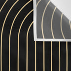 Two Tone Line Curvature IX Wall Tapestry Gallery Image 3