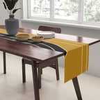 Two Tone Line Curvature IX Table Runner Gallery Image 2