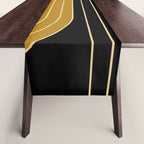 Two Tone Line Curvature IX Table Runner Gallery Image 1