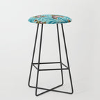 Rodeo Frogs - Aqua Stool Gallery Image 1