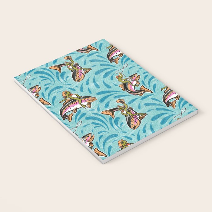 Rodeo Frogs - Aqua Notebook Gallery Image 3