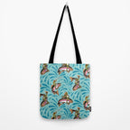 Rodeo Frogs - Aqua Tote Bag Gallery Image 2