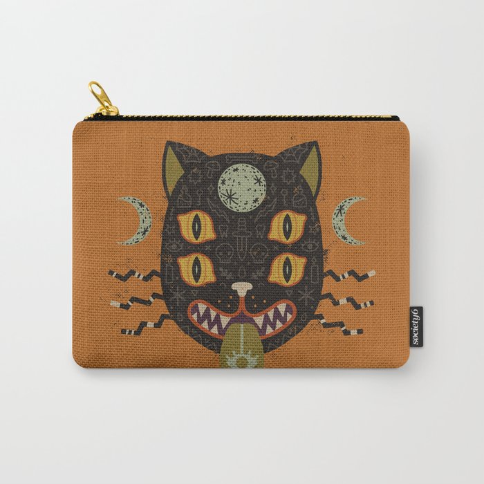 Spooky Cat Carry All Pouch Gallery Image 1