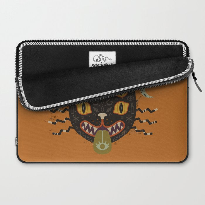 Spooky Cat Laptop Sleeve Gallery Image 2