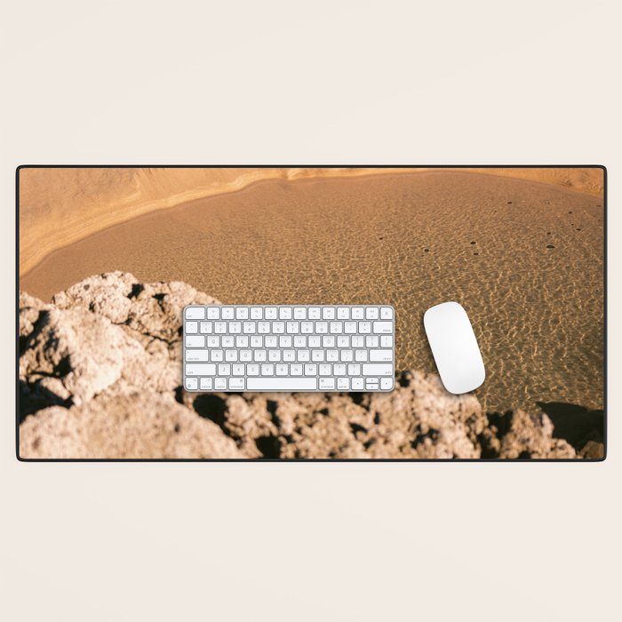 Shades of the Algarve | Beach travel photography Portugal Desk Mat Gallery Image 1