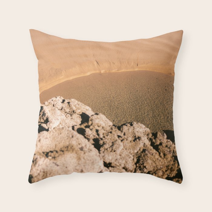 Shades of the Algarve | Beach travel photography Portugal Throw Pillow Gallery Image 6