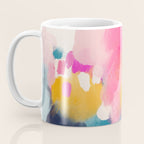 Pink reflection-abstract- pink, blue ,orange Coffee Mug Gallery Image 3
