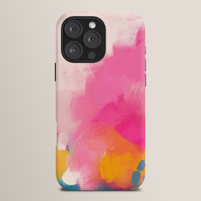 Pink reflection-abstract- pink, blue ,orange iPhone Case Gallery Image 16