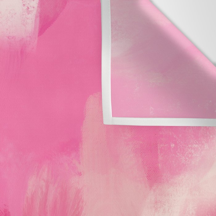 Pink reflection-abstract- pink, blue ,orange Wall Tapestry Gallery Image 3