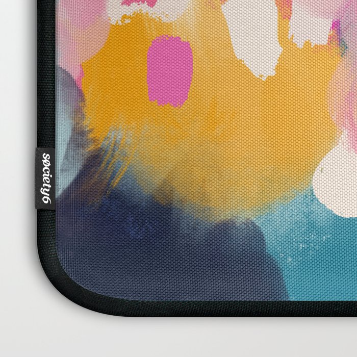Pink reflection-abstract- pink, blue ,orange Laptop Sleeve Gallery Image 3