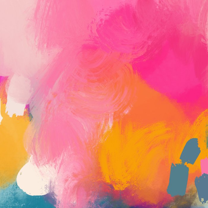 Pink reflection-abstract- pink, blue ,orange Coffee Mug Gallery Image 2