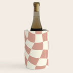 Checkers coral summer beach Wine Chiller Gallery Image 2