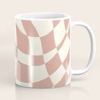 Checkers coral summer beach Coffee Mug Gallery Image 1