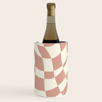 Checkers coral summer beach Wine Chiller Gallery Image 3