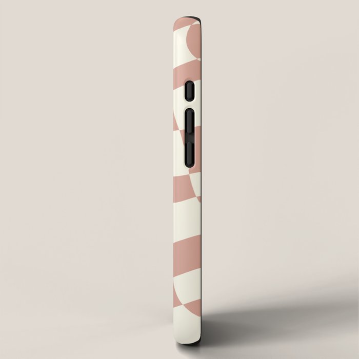 Checkers coral summer beach iPhone Case Gallery Image 2