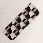 Cuboid Geometric Abstract Shapes Pattern XXXI Yoga Mat Gallery Image 1
