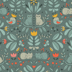 Swedish Folk Cats Coffee Mug Gallery Image 2