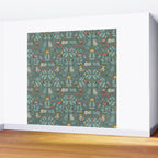 Swedish Folk Cats Wall Mural Gallery Image 2