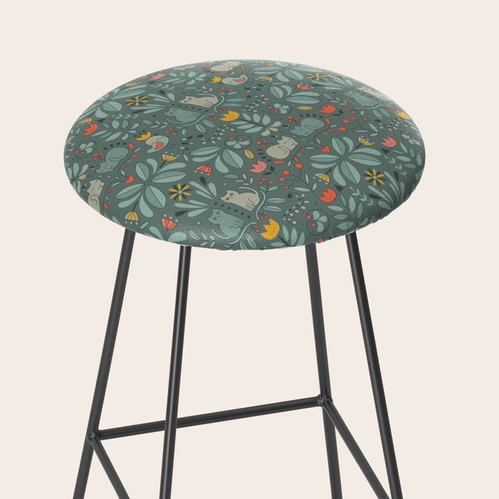 Swedish Folk Cats Stool Gallery Image 2