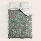 Swedish Folk Cats Duvet Cover Gallery Image 6