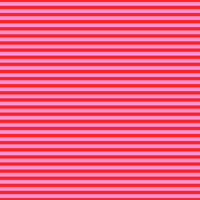 Ultra Fine Stripes Preppy Pink and Red Horizontal Pattern Coffee Mug Gallery Image 2
