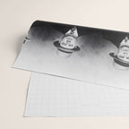 The Syndicate - 'Lucky' Luciano & New York gangsters Ed Diamond, Jack Diamond, & Fatty Walsh black and white photography / photographs Wrapping Paper Gallery Image 2