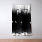The Syndicate - 'Lucky' Luciano & New York gangsters Ed Diamond, Jack Diamond, & Fatty Walsh black and white photography / photographs Window Curtain Gallery Image 3