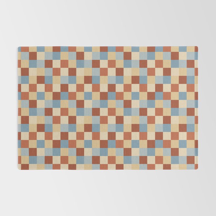Bold Retro Checks Pattern - Small XX Rug Gallery Image 2