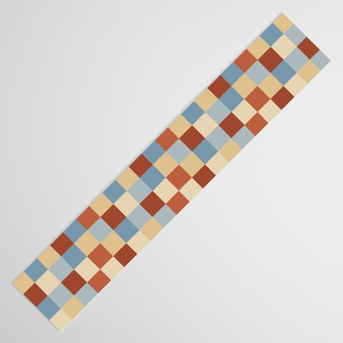 Bold Retro Checks Pattern - Small XX Table Runner Gallery Image 3