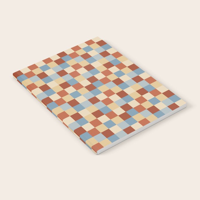 Bold Retro Checks Pattern - Small XX Notebook Gallery Image 2