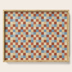 Bold Retro Checks Pattern - Small XX Serving Tray Gallery Image 1