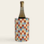 Bold Retro Checks Pattern - Small XX Wine Chiller Gallery Image 1