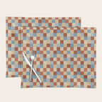 Bold Retro Checks Pattern - Small XX Placemat Gallery Image 1