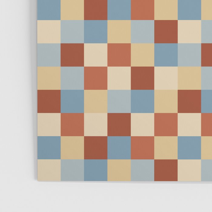 Bold Retro Checks Pattern - Small XX Poster Gallery Image 3