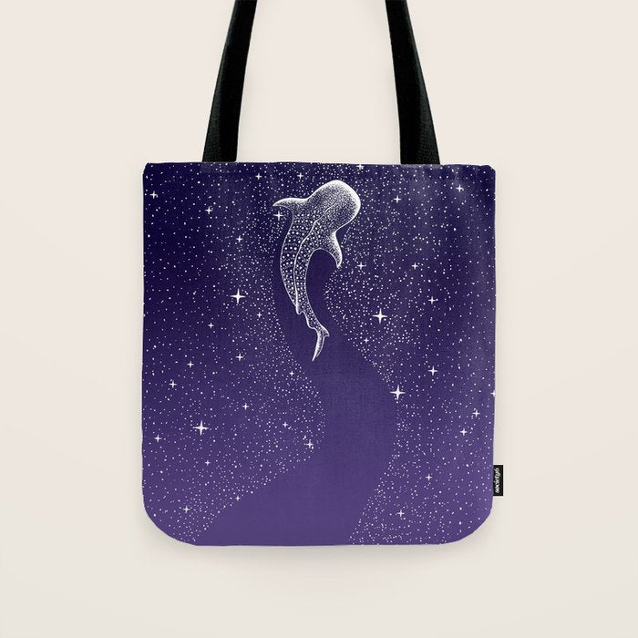 Star Eater - space from Dark Blue to Purple Tote Bag Gallery Image 1