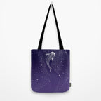Star Eater - space from Dark Blue to Purple Tote Bag Gallery Image 2
