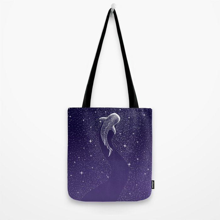 Star Eater - space from Dark Blue to Purple Tote Bag Gallery Image 2