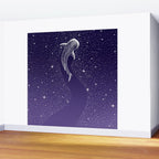 Star Eater - space from Dark Blue to Purple Wall Mural Gallery Image 2
