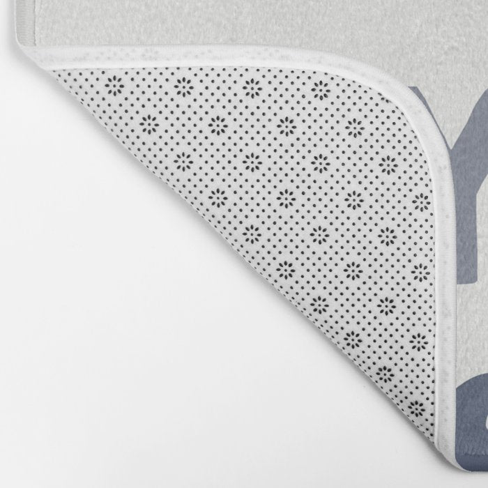 The World is Your Oyster quote, perfect for an ocean theme nursery Bath Mat Gallery Image 2