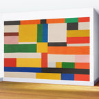 Mid-Century Modern Colorful Artwork Wall Mural Gallery Image 2