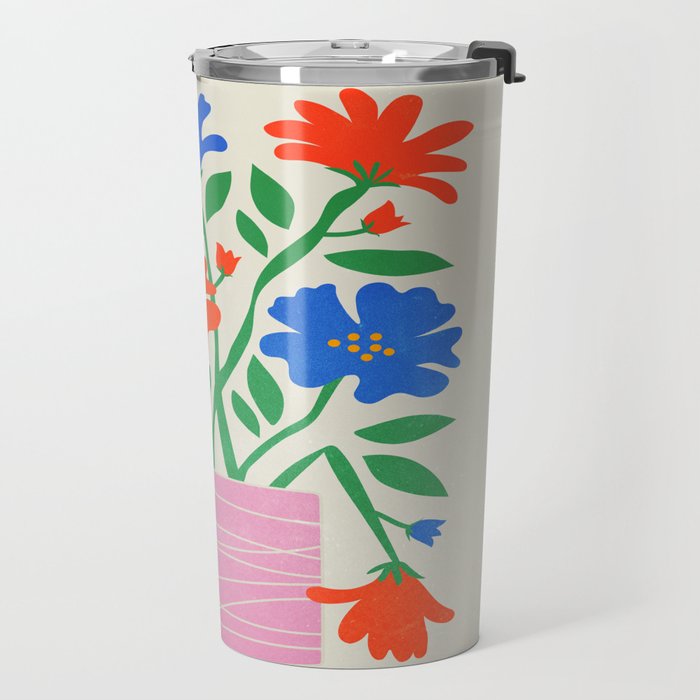 Flower Market 01: London Travel Mug Gallery Image 2
